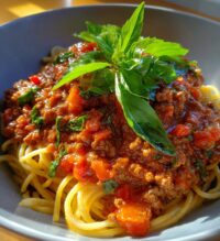 homemade bolognese sauce