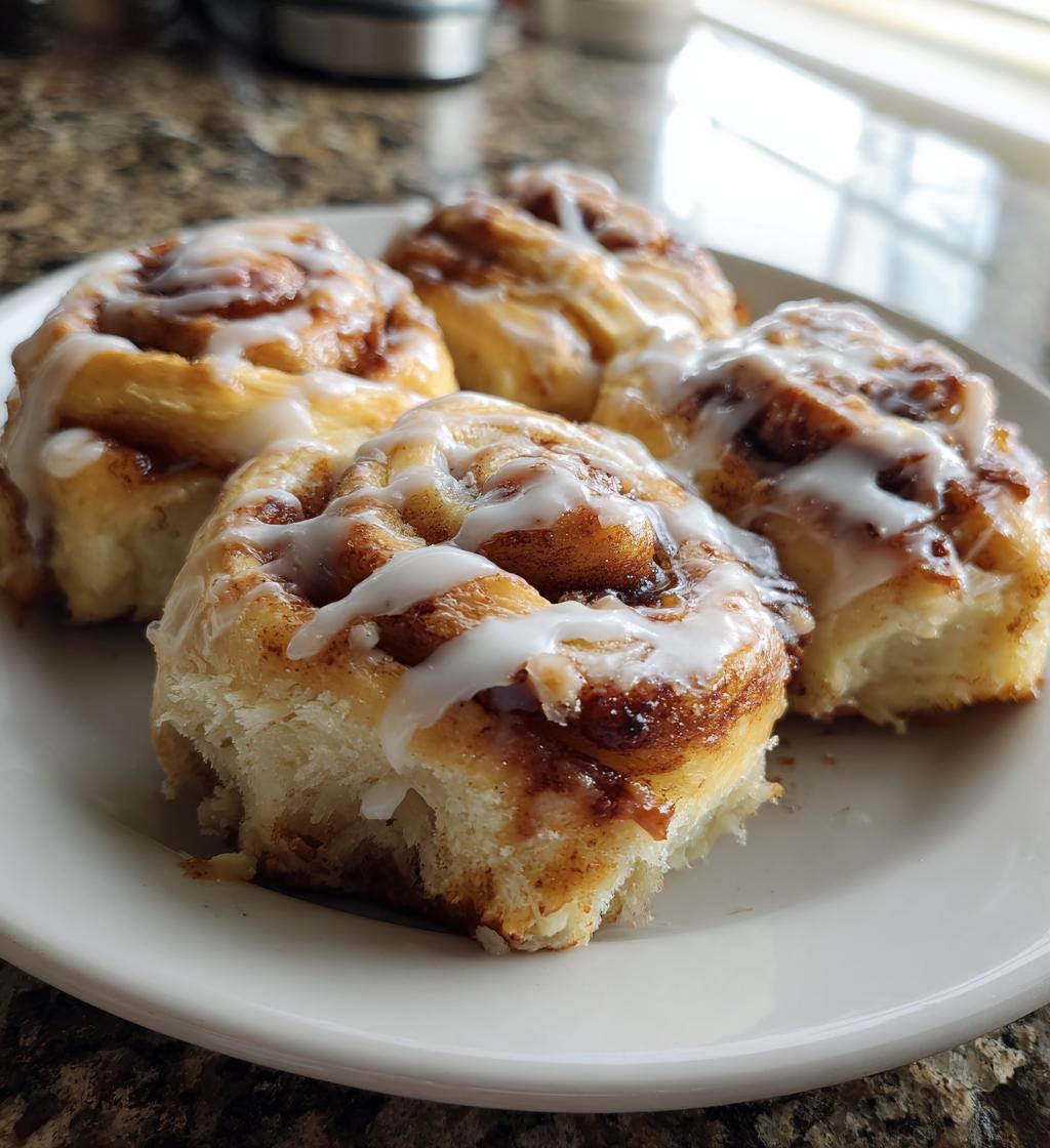 homemade cinnamon rolls - detail 1