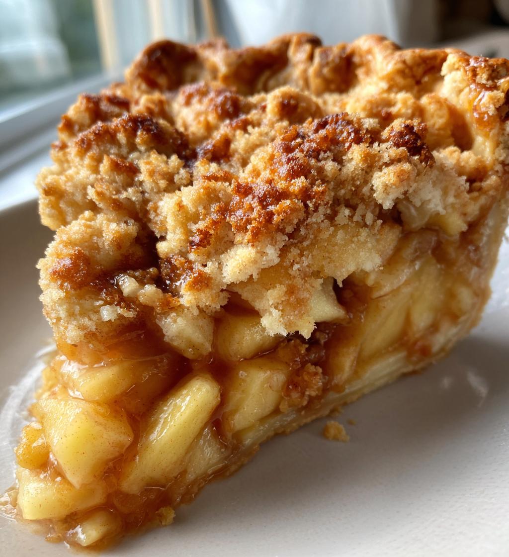 homemade dutch apple pie - detail 1