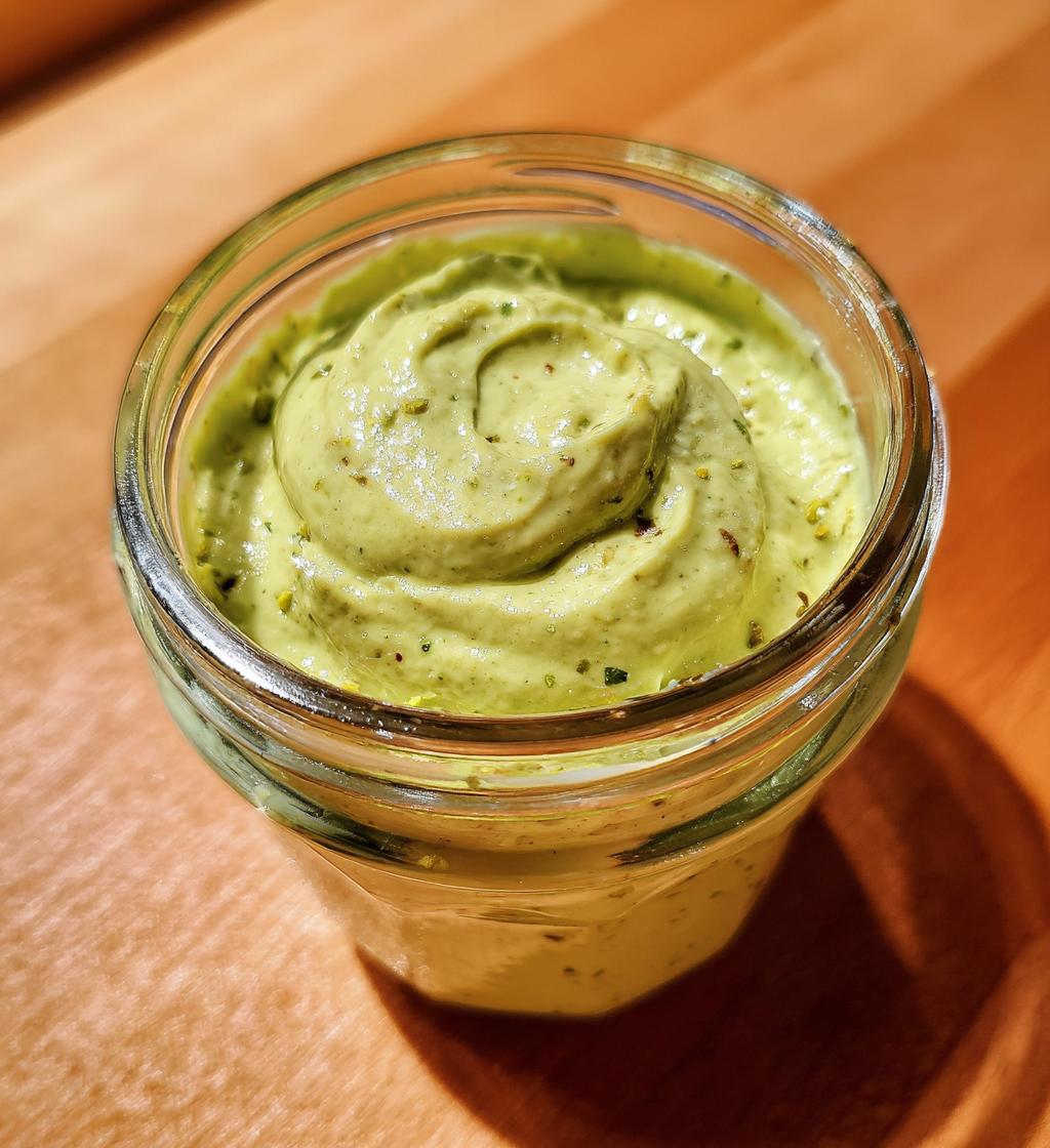homemade italian style pistachio cream