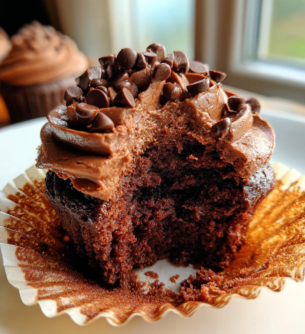homemade moist chocolate cupcakes