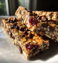 homemade no bake granola bars
