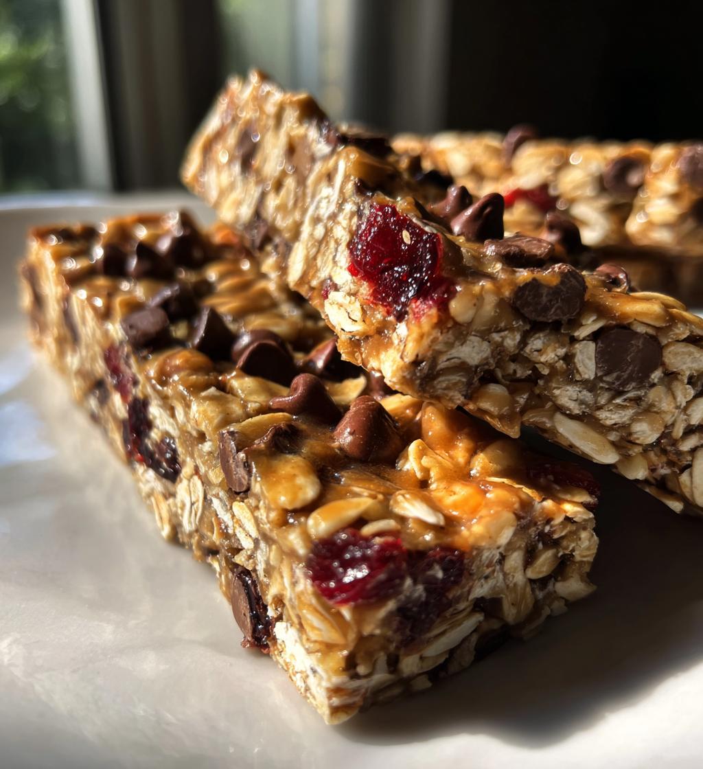 homemade no bake granola bars