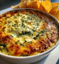 homemade spinach and artichoke dip