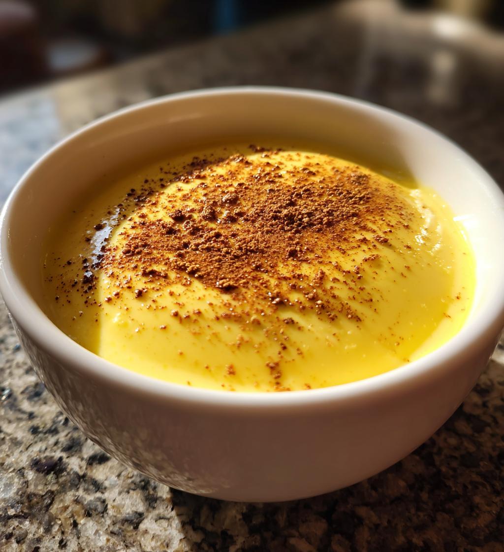 homemade vanilla custard - detail 1