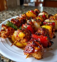 honey bbq chicken kabobs