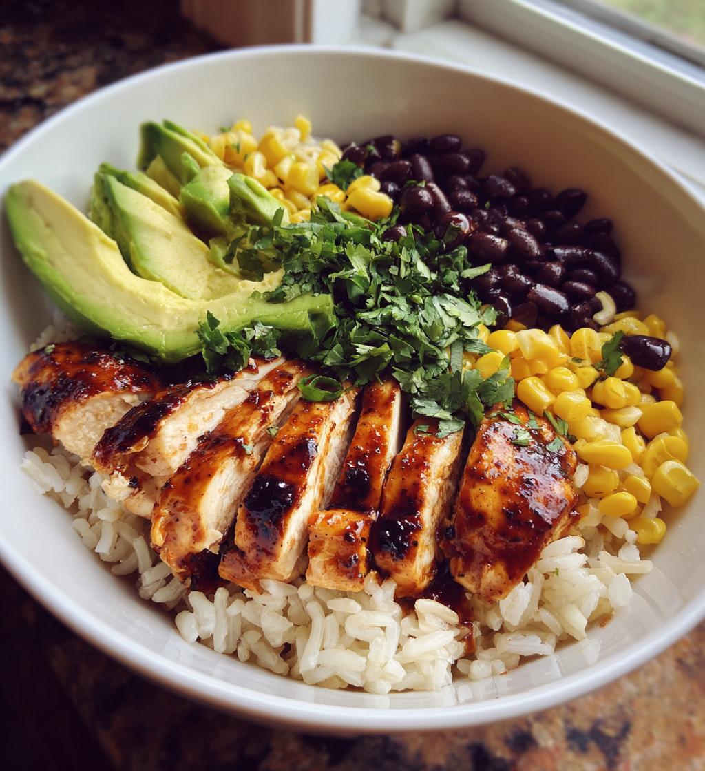 honey chipotle chicken rice bowls recipe
