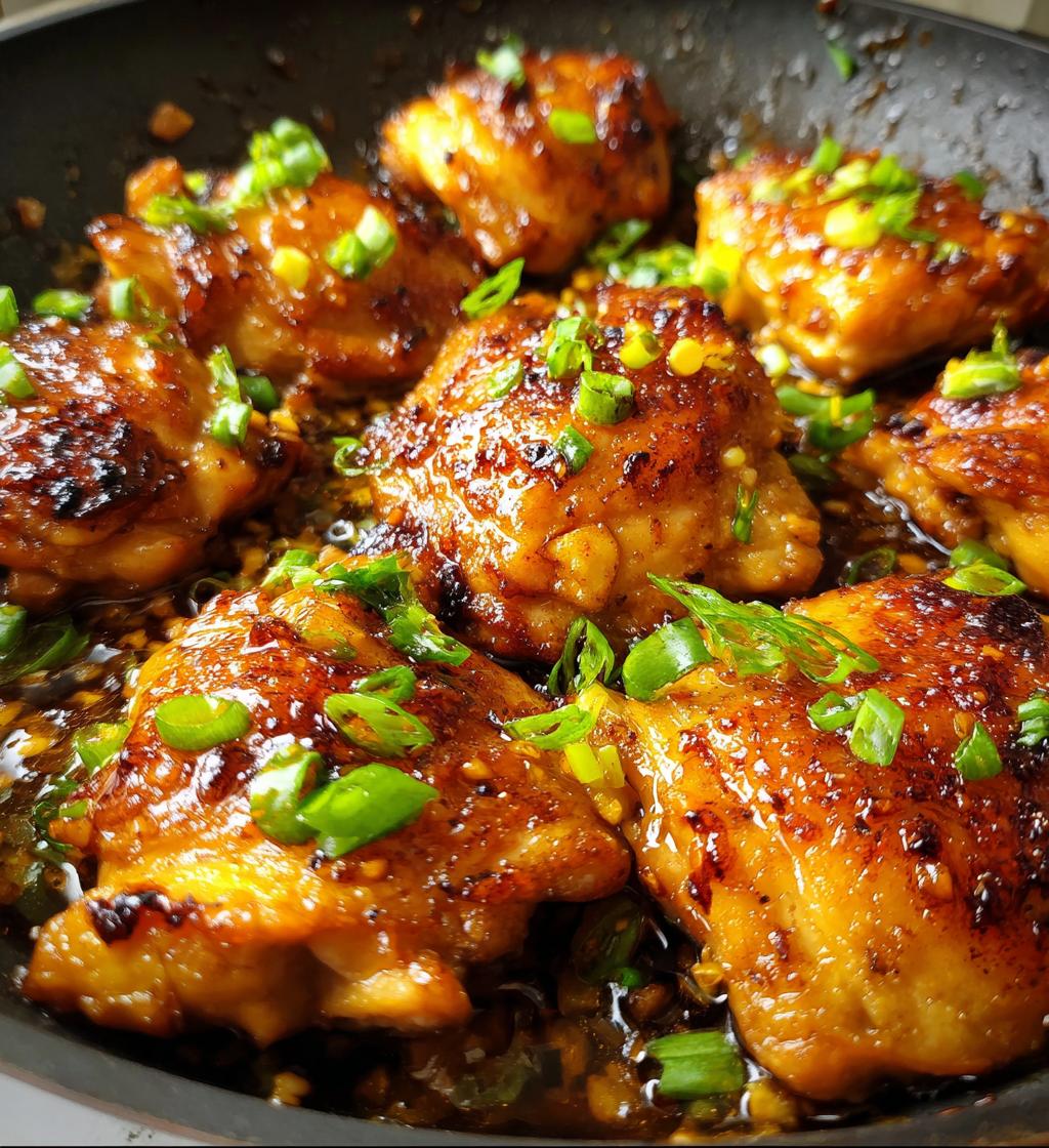 honey garlic chicken