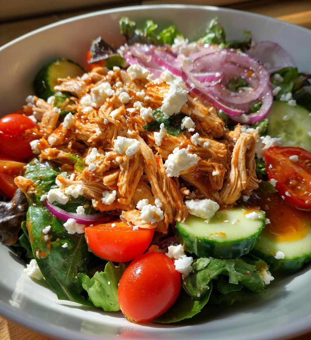 honey hot chicken salad - detail 1