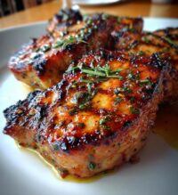 honey mustard pork chops