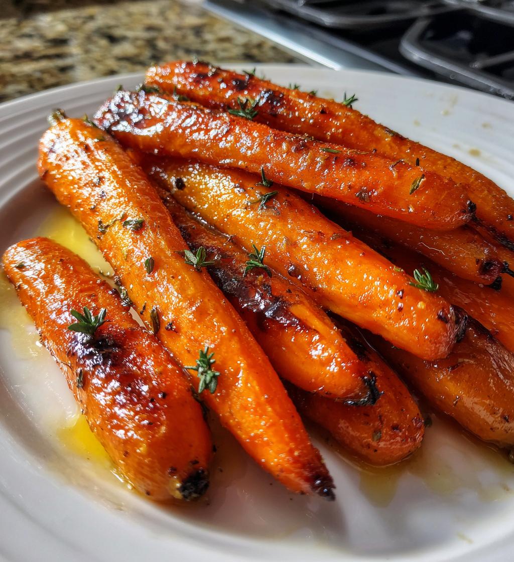 honey roasted carrots - detail 1