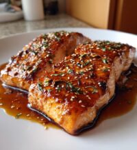honey soy glazed salmon