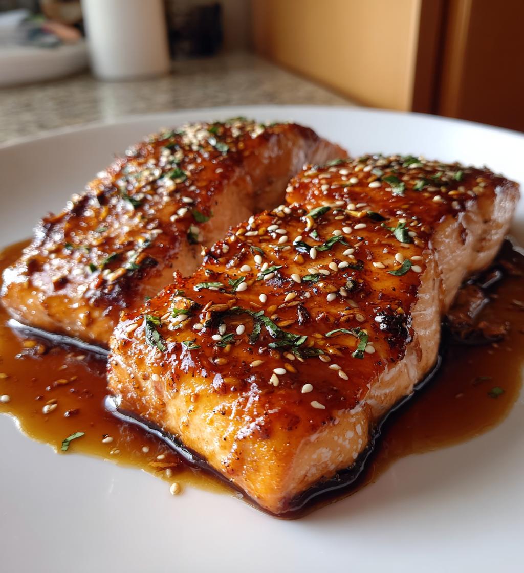 honey soy glazed salmon