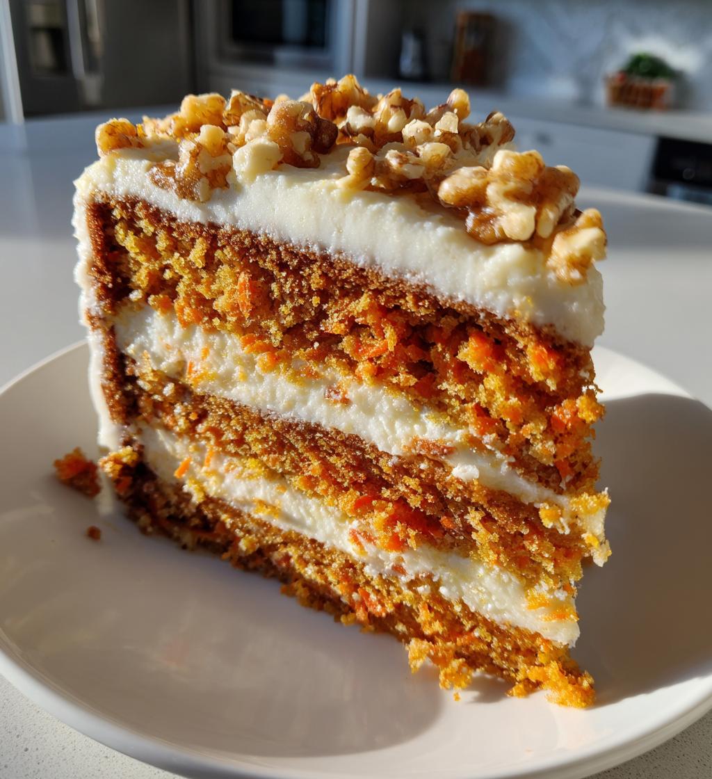 honeybun carrot cake with cheesecake filling - detail 1