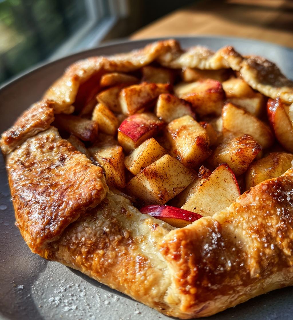 honeycrisp apple galette - detail 1
