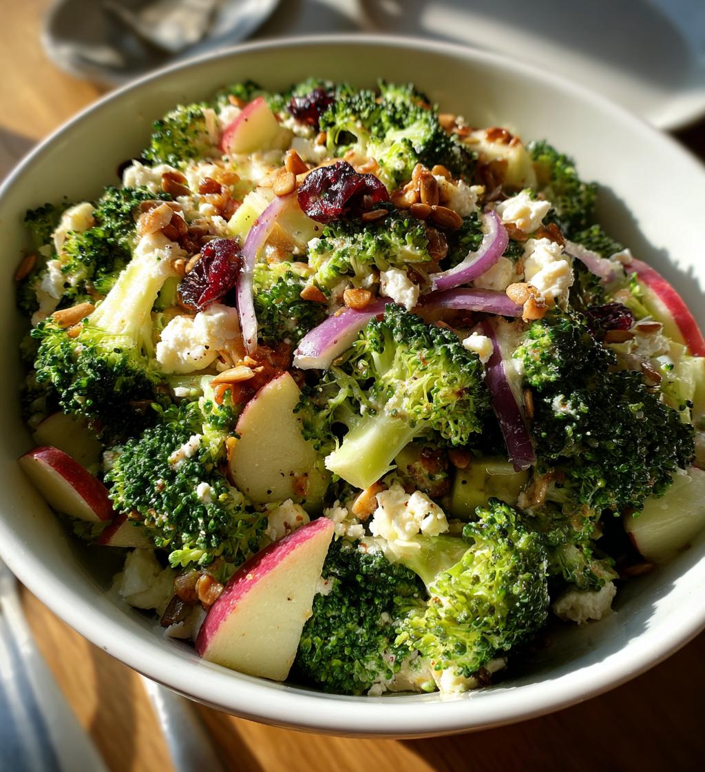 honeycrisp broccoli salad - detail 1