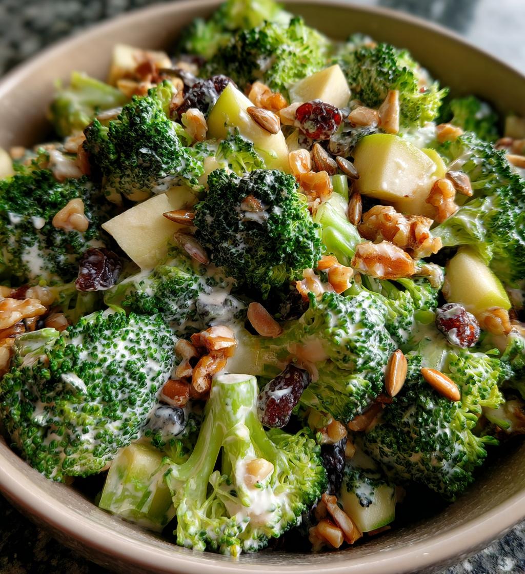 honeycrisp broccoli salad - detail 1