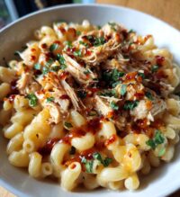 hot honey chicken mac n cheese