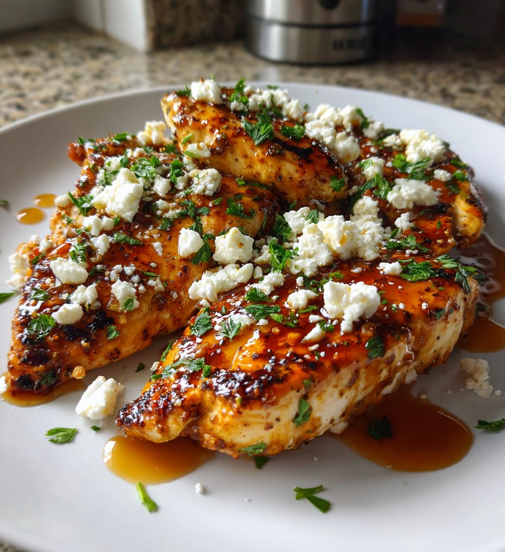 hot honey feta chicken - detail 1