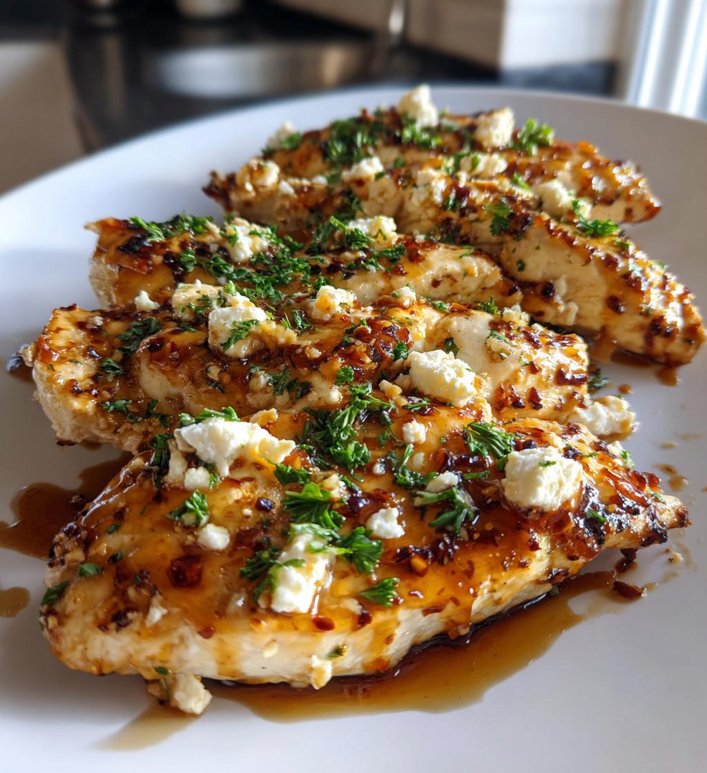 hot honey feta chicken
