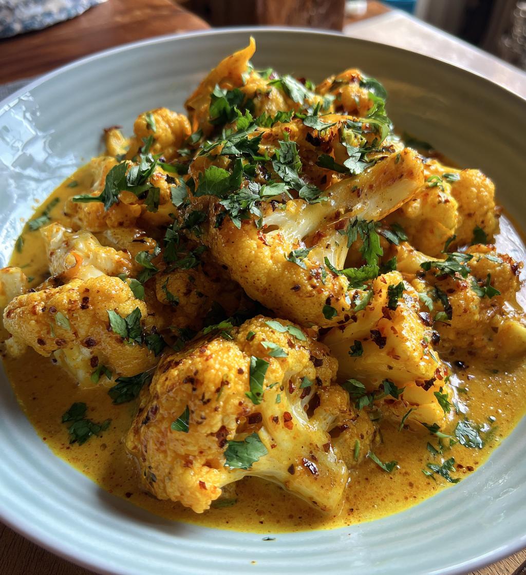 indian butter cauliflower