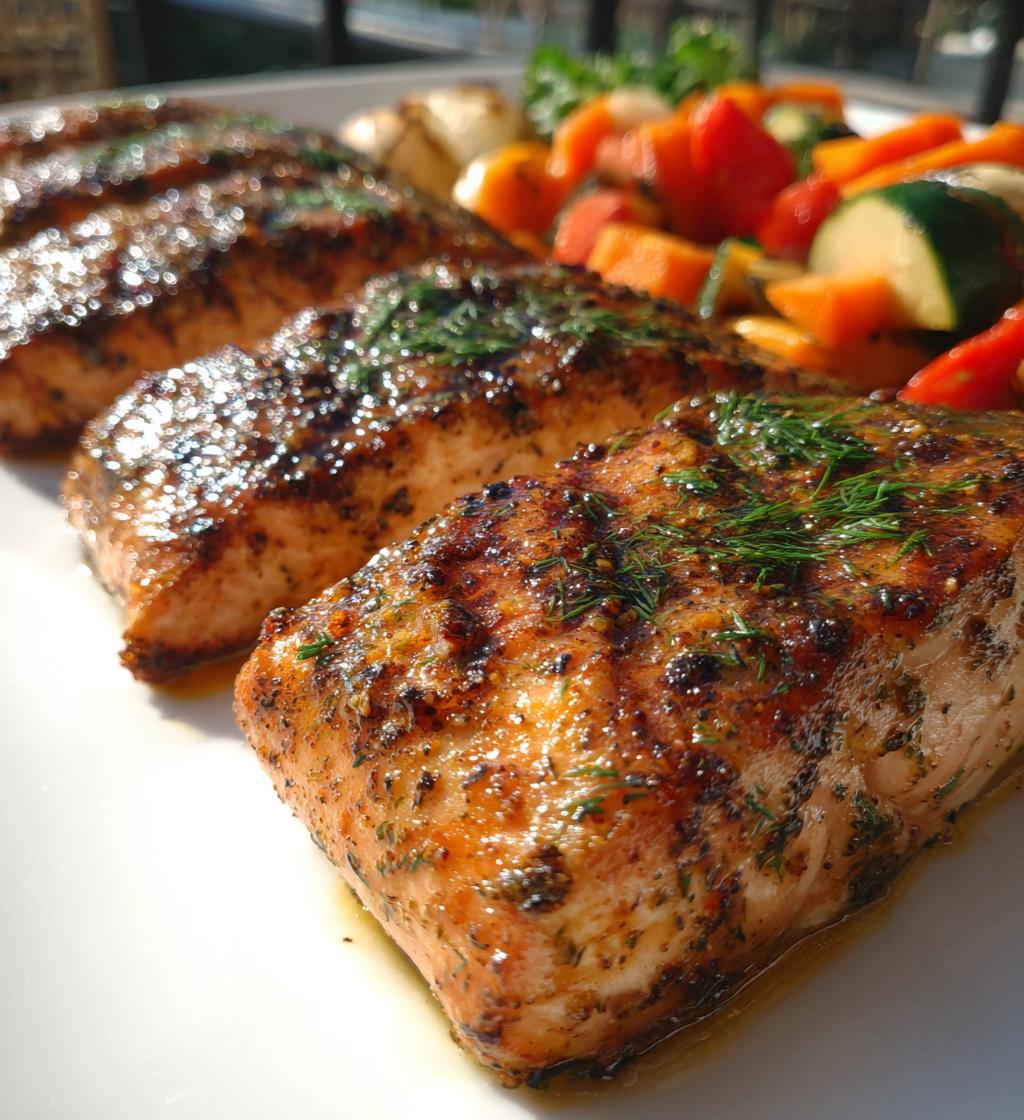 irresistible grilled salmon with the best salmon seasoning - detail 1