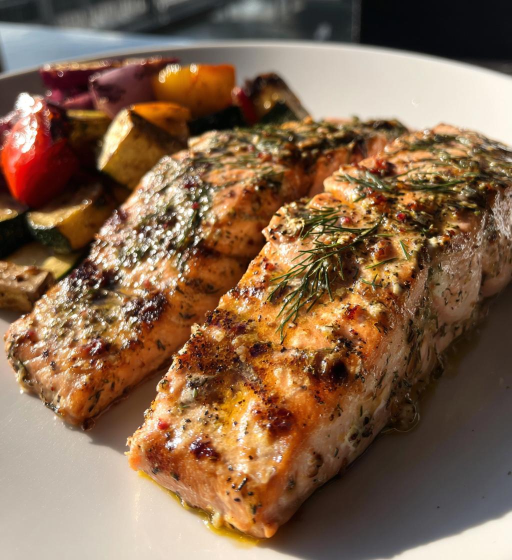 irresistible grilled salmon with the best salmon seasoning