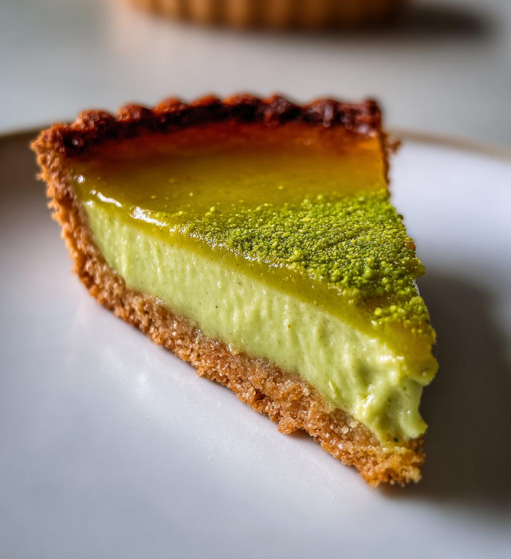 irresistible pistachio tart with creamy pistachio paste - detail 1