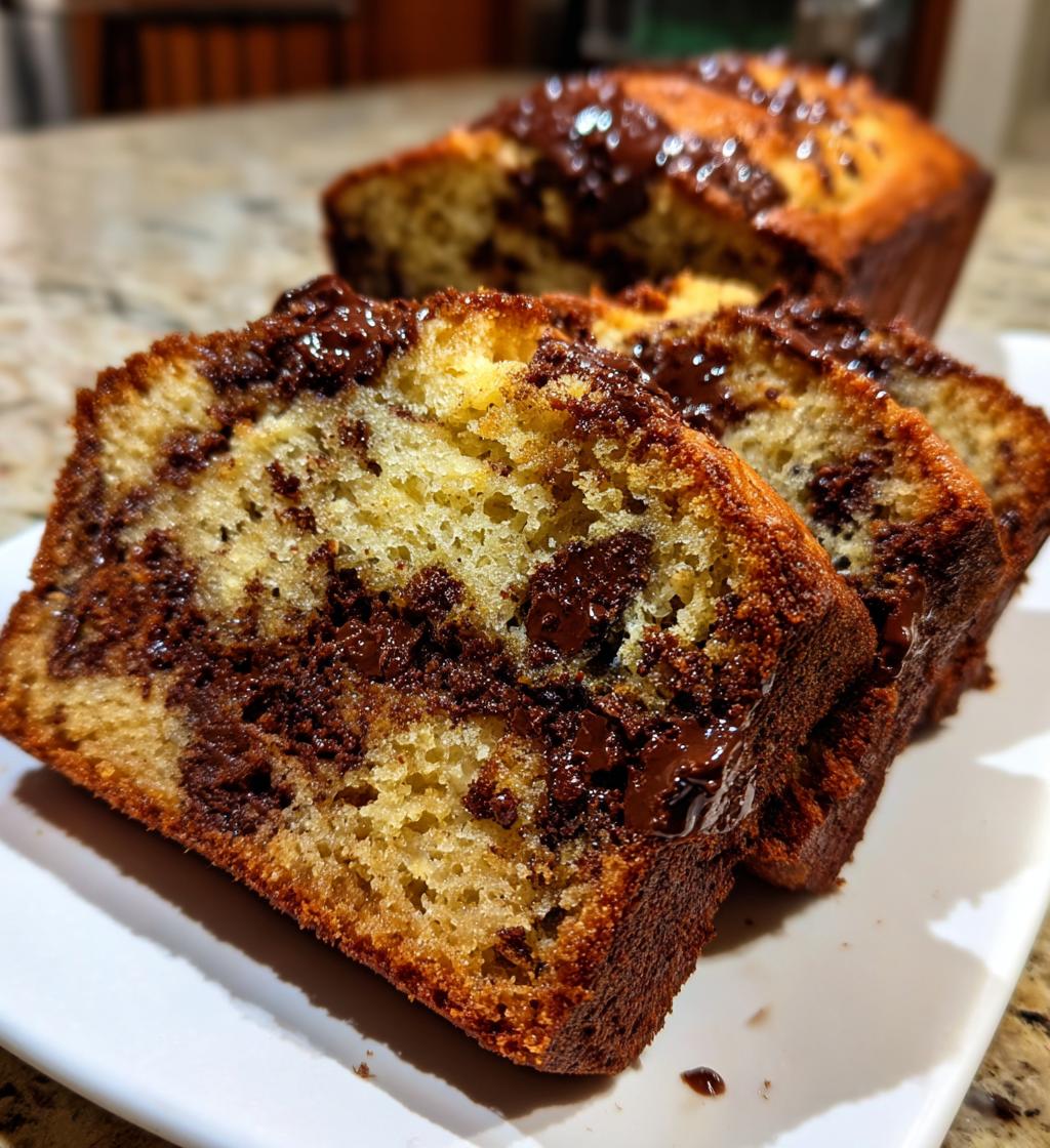 irresistible super moist chocolate chip banana bread - detail 1