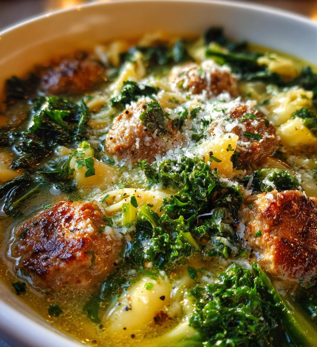 italian wedding soup - detail 1