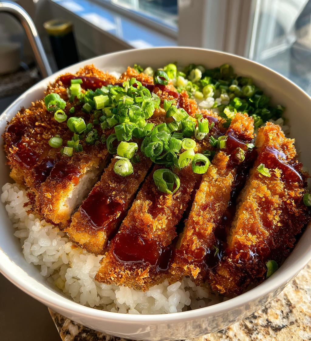 japanese katsu bowls with tonkatsu sauce 2 - detail 1