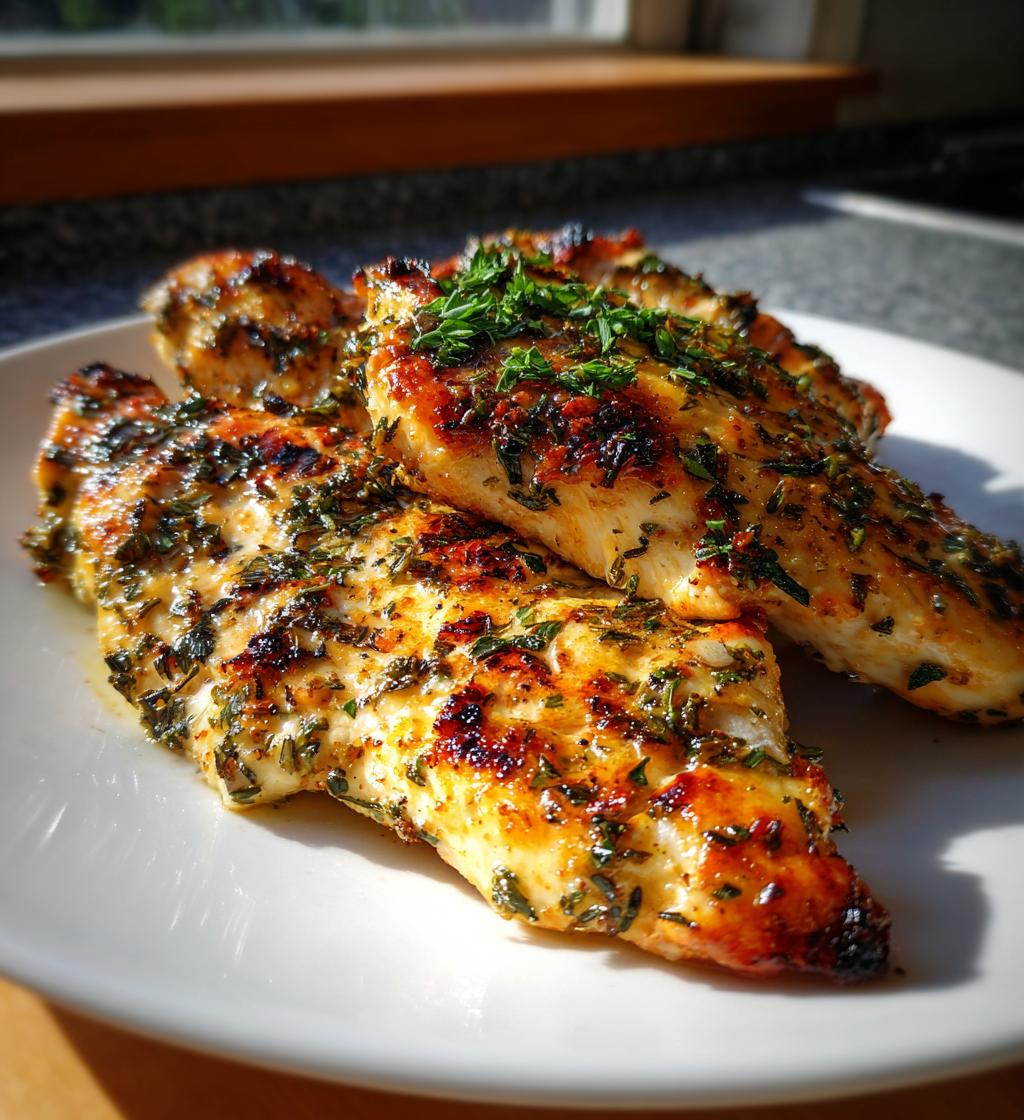 juicy grilled chicken mediterranean herbs