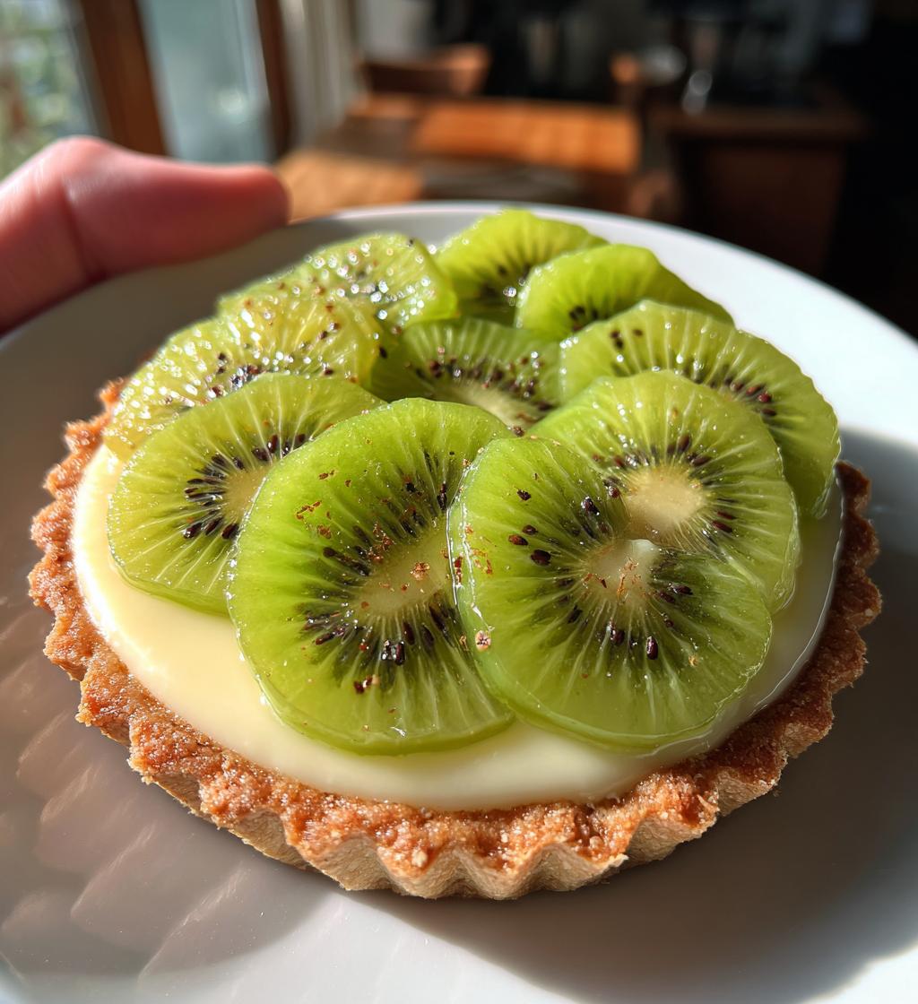 kiwi lime tarts - detail 1