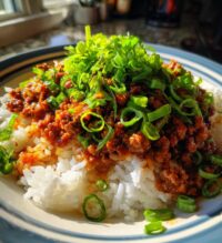korean ground beef bowl
