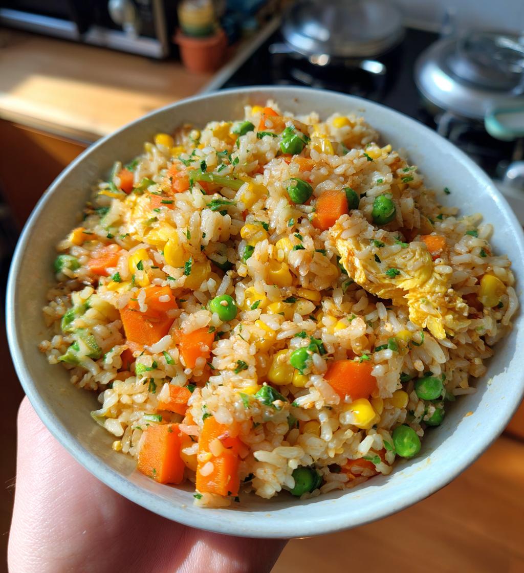 korean veggie fried rice - detail 1