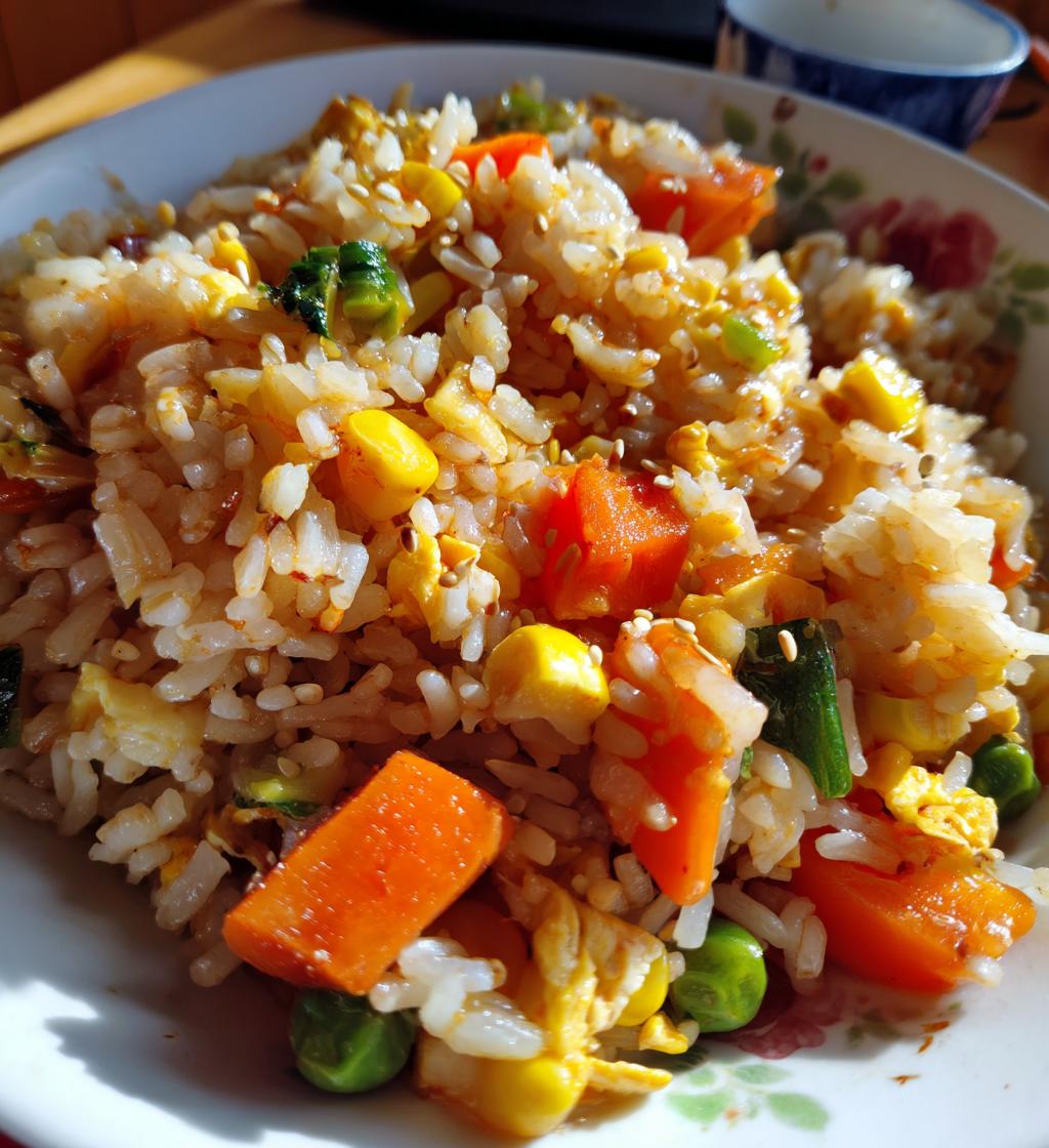 korean veggie fried rice