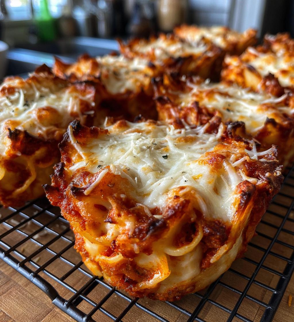 lasagna cups - detail 1