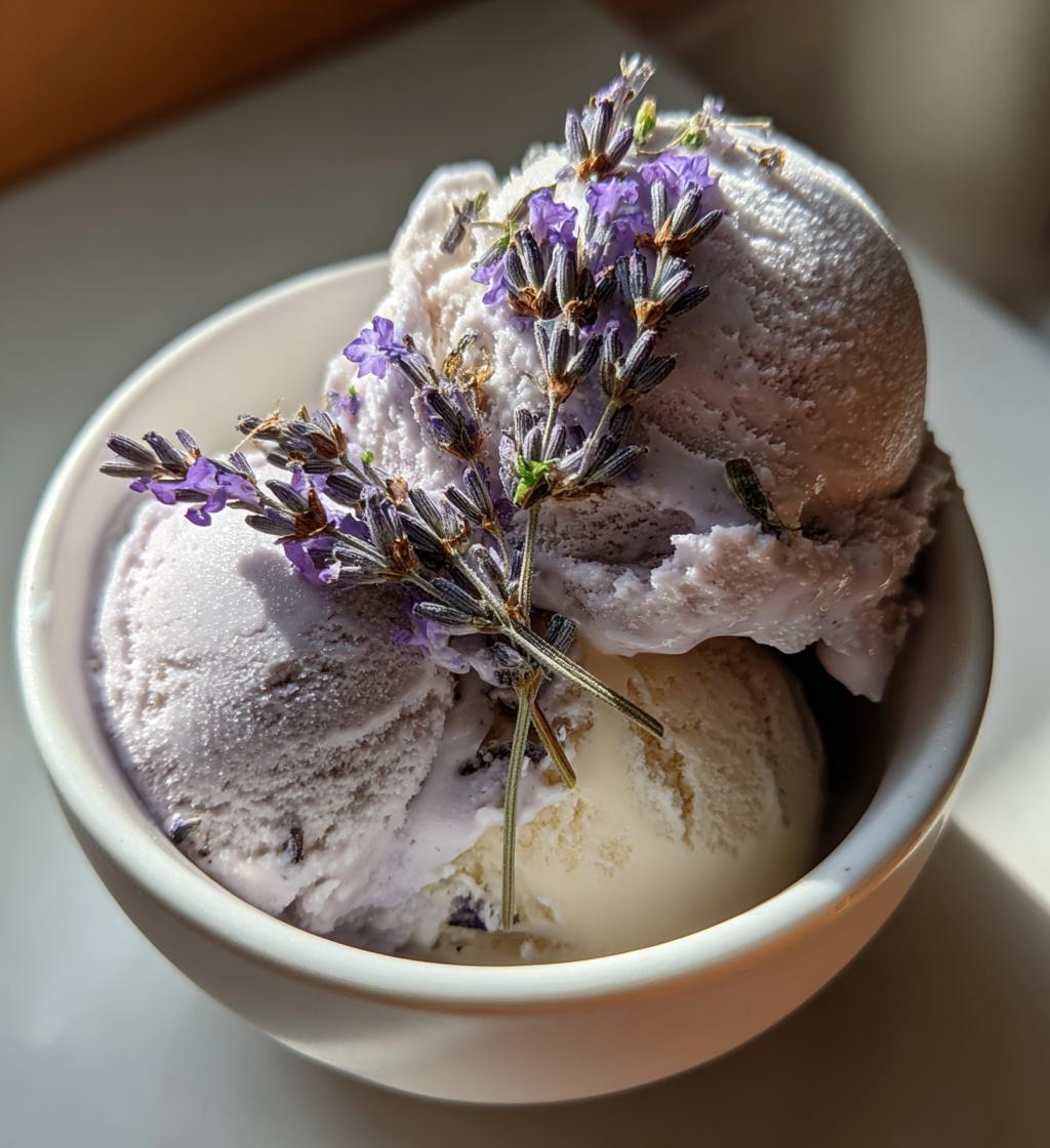 lavender earl grey ice cream