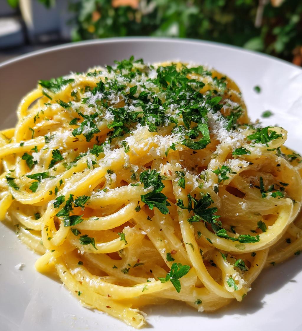 lemon butter linguine