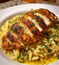 lemon chicken orzo