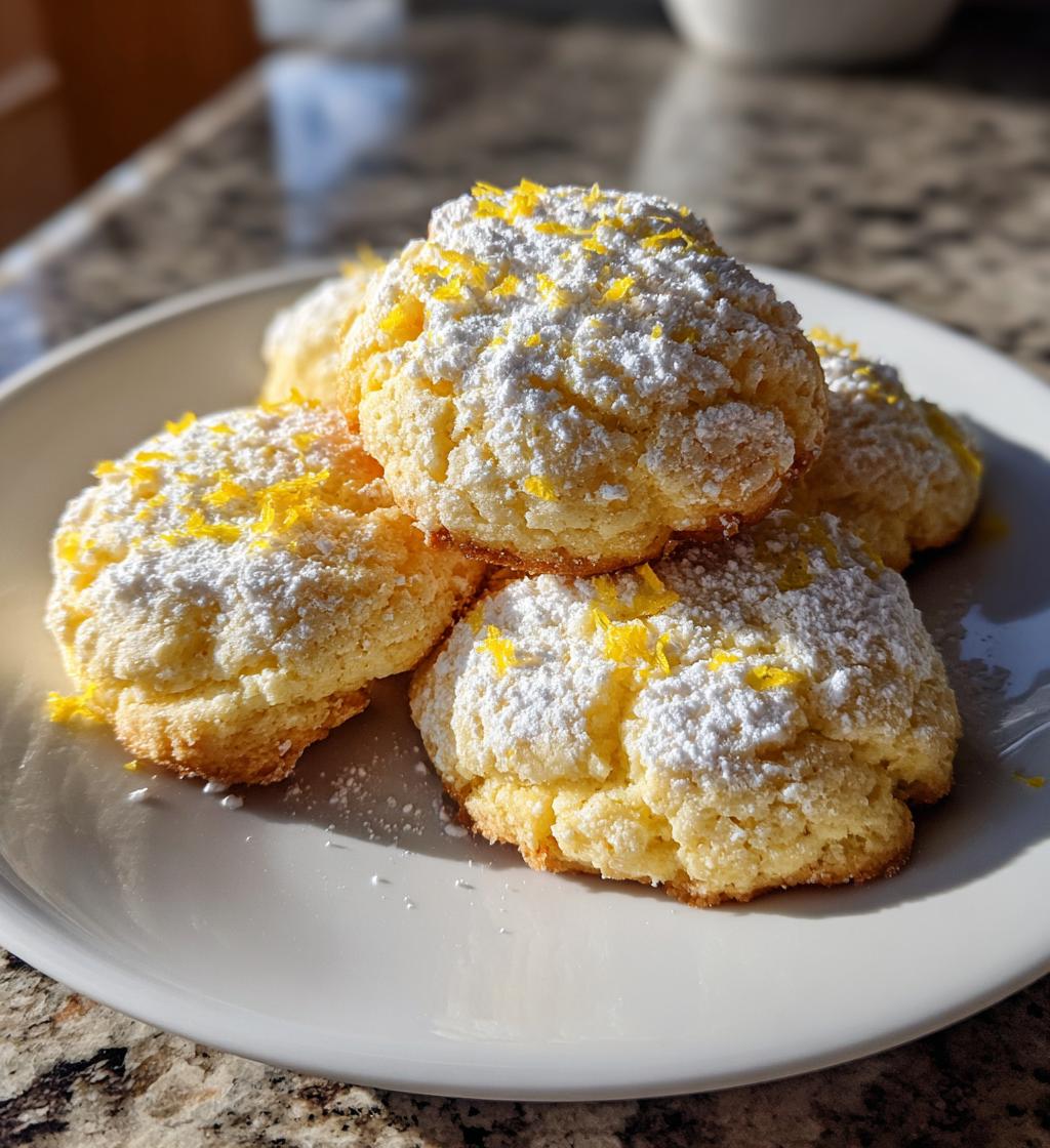 lemon coconut cheesecake cookies - detail 1