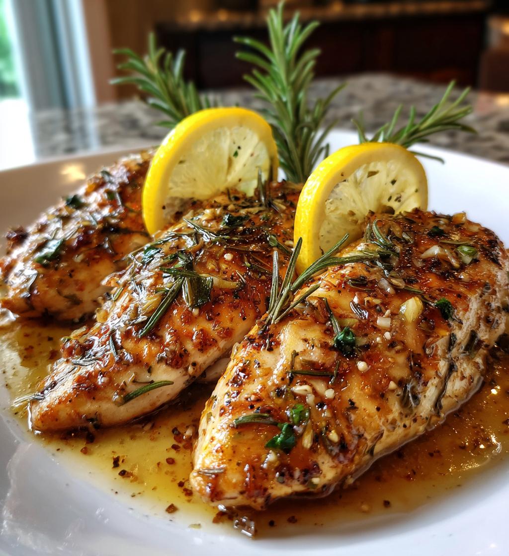 lemon garlic rosemary chicken - detail 1