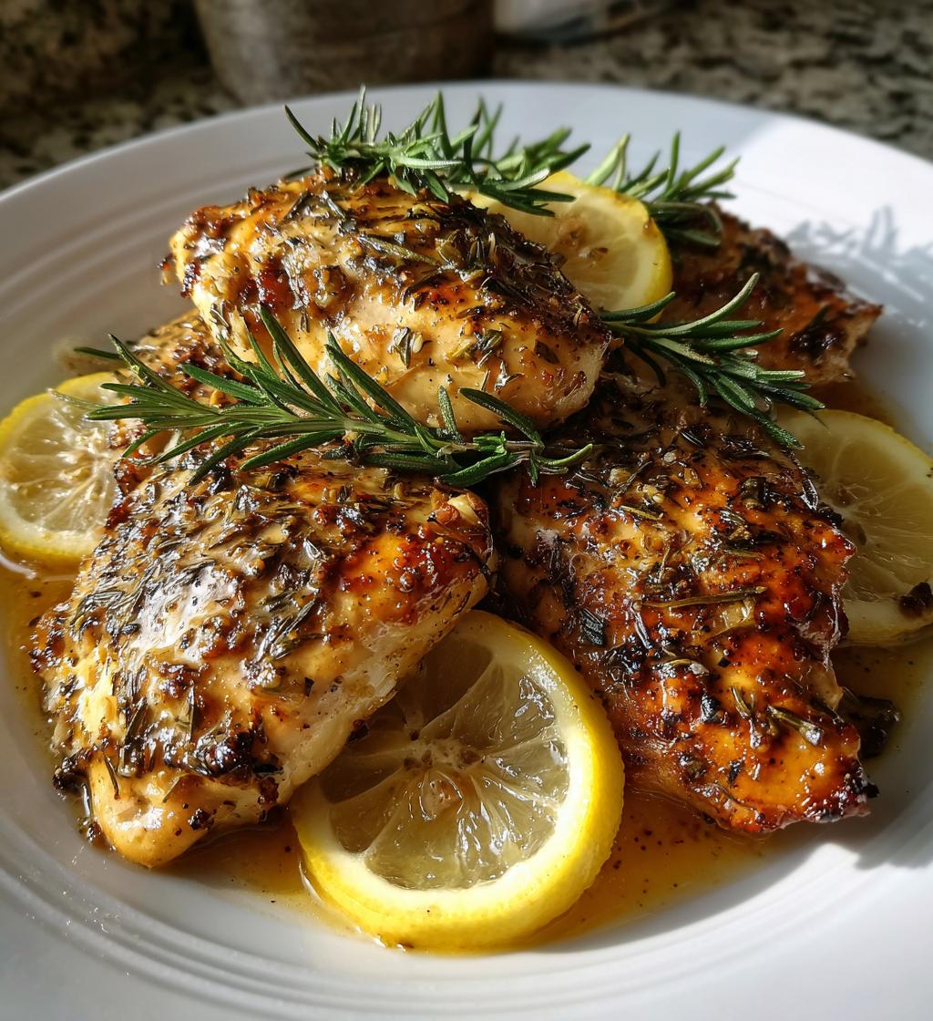lemon garlic rosemary chicken