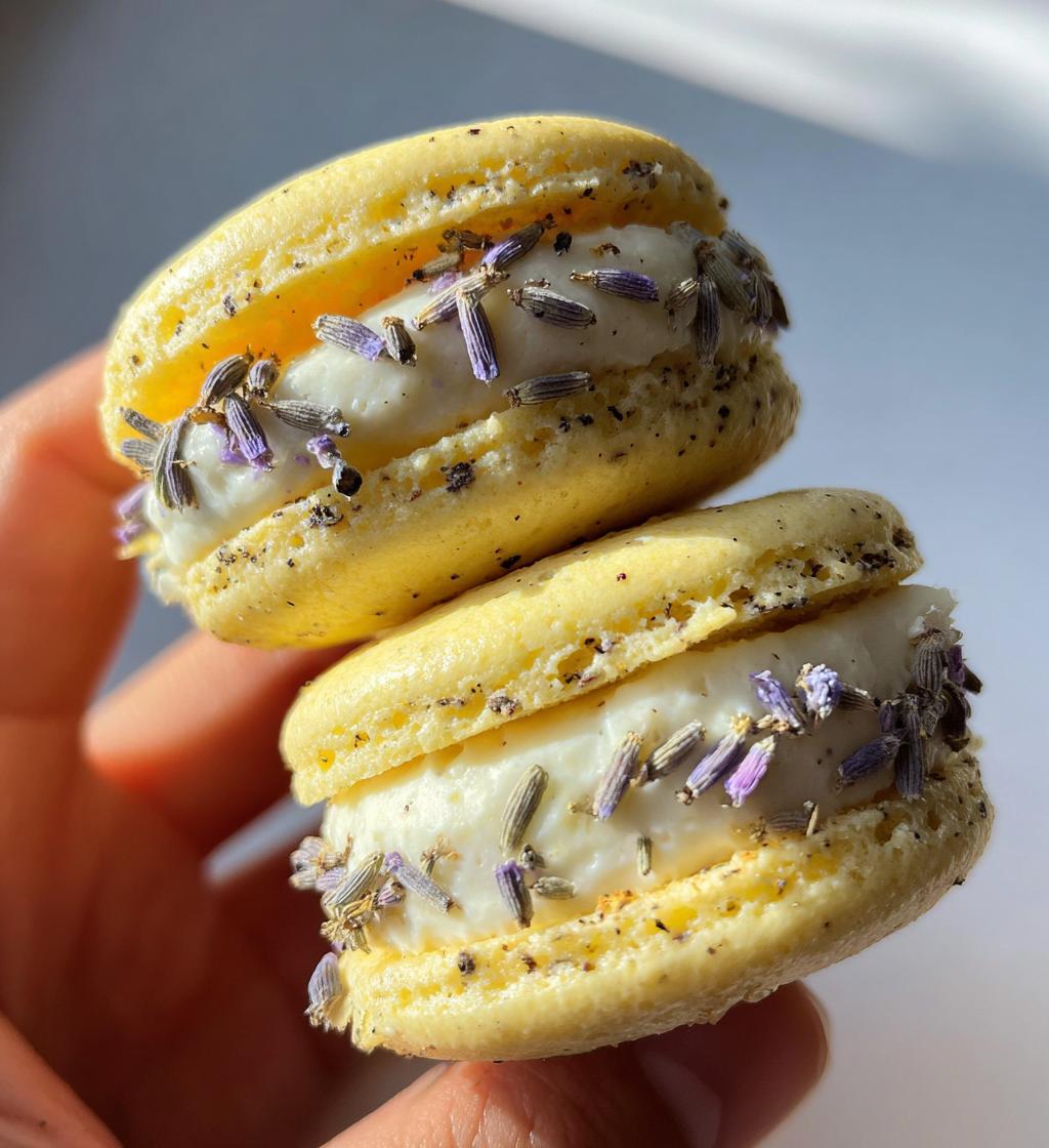 lemon lavender sandwich cookies