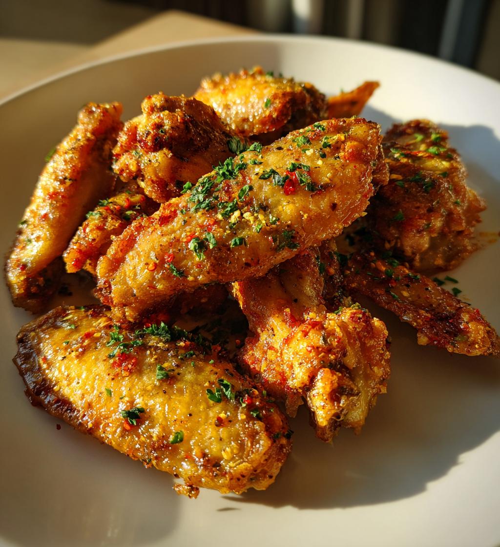 lemon pepper wings - detail 1