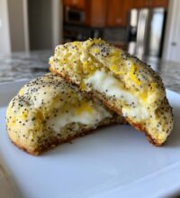 lemon poppy seed cheesecake cookies