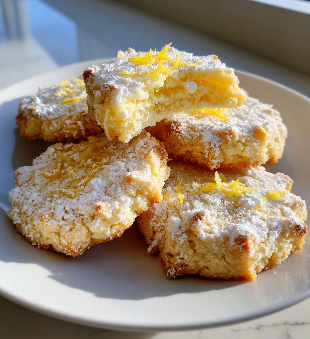 lemon shortbread cookies