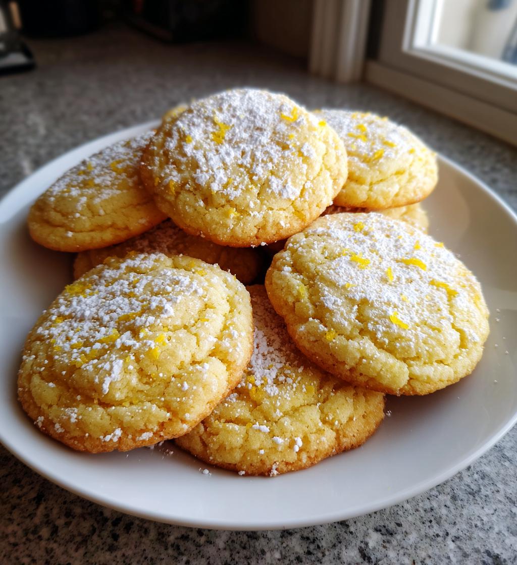 lemon sugar cookies recipe