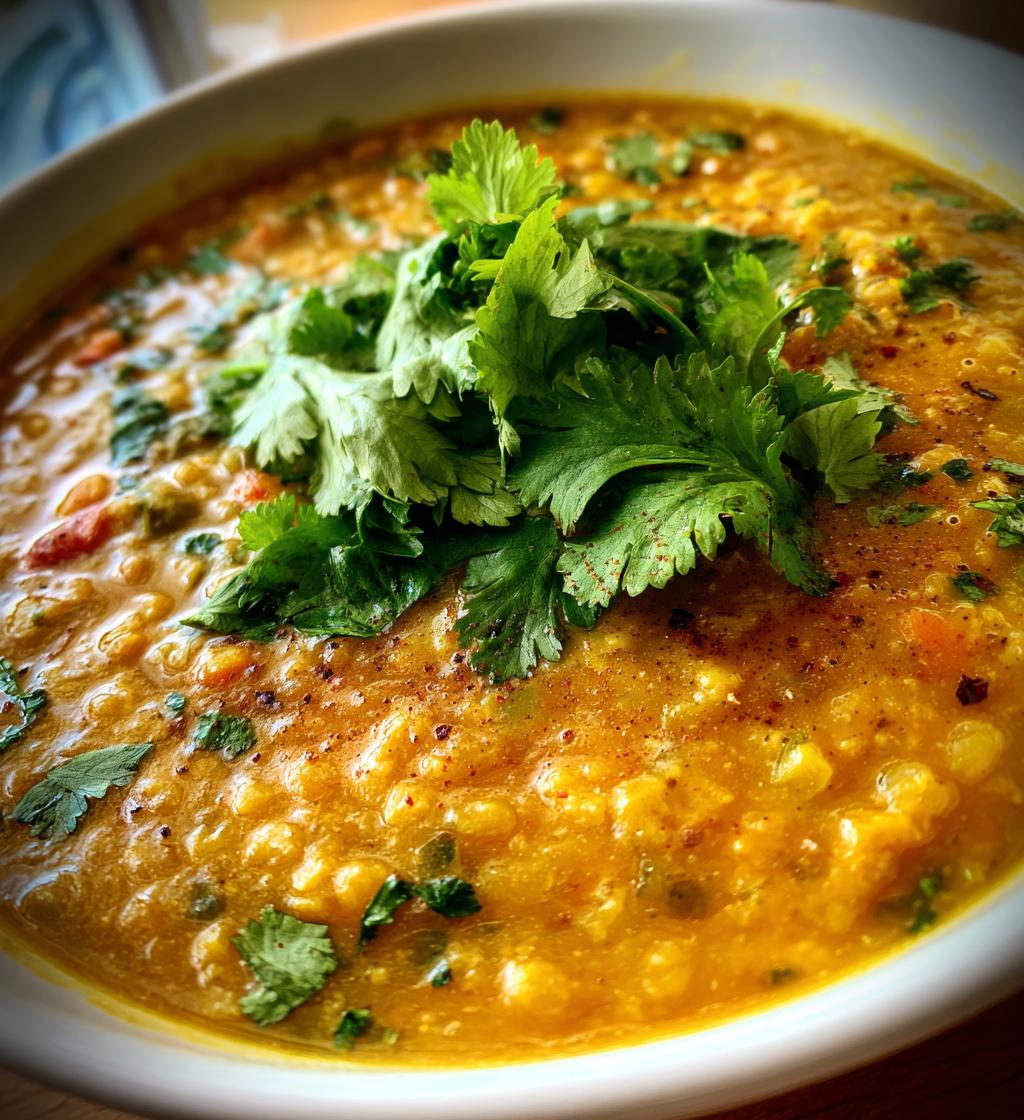 lentil curry with coconut milk