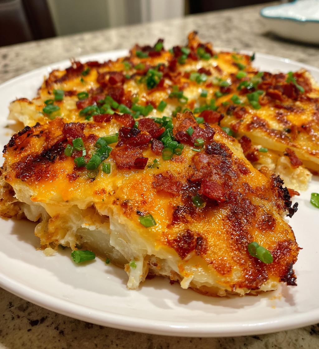 loaded scalloped potatoes